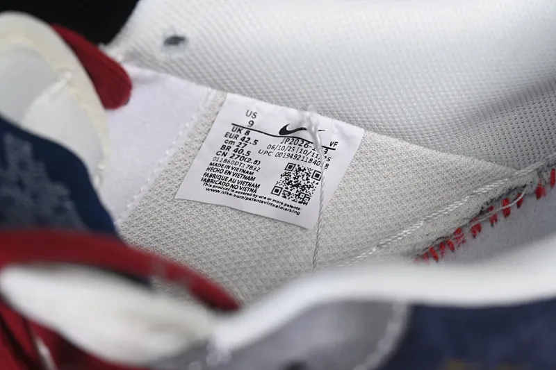 All Categories Nk Air Force 1 Air Force Series Nk Air Force 1 Low Air Force Low Nike Air Force 1'07 Low Red Navy Contrast Color Air Force One Low Casual Sneakers JP2026-153